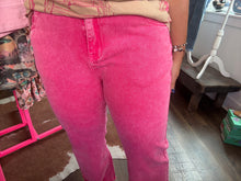 Load image into Gallery viewer, GOT MY PINK BACK JEANS
