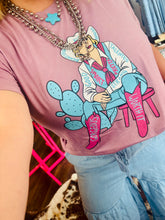 Load image into Gallery viewer, LOVE YOURSELF COWGIRL GRAPHIC TEE
