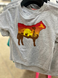 STEER ME TO THE SUNSET TEE [kiddos]