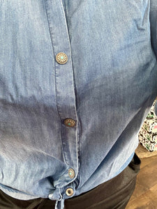 COWBOY BLUES TOP
