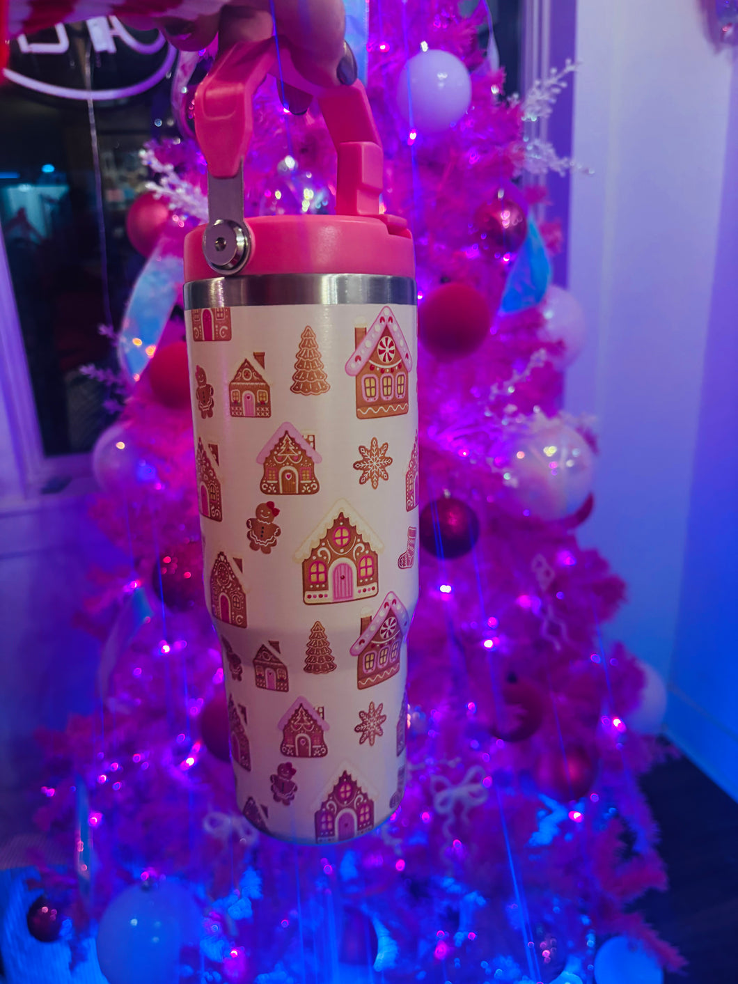 I'LL BE HOME FOR CHRISTMAS TUMBLER