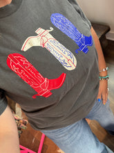 Load image into Gallery viewer, KNOCKIN' BOOTS GRAPHIC TEE
