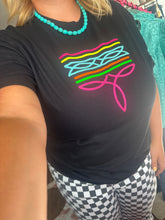 Load image into Gallery viewer, NEON MOON GRAPHIC TEE
