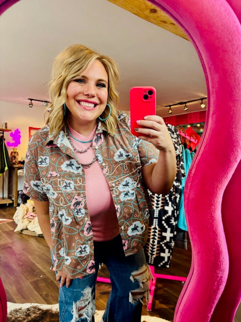 PINK RIGGIN TOP