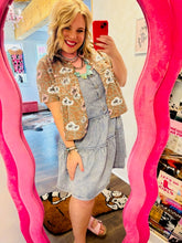 Load image into Gallery viewer, LINEN LINE DRESS
