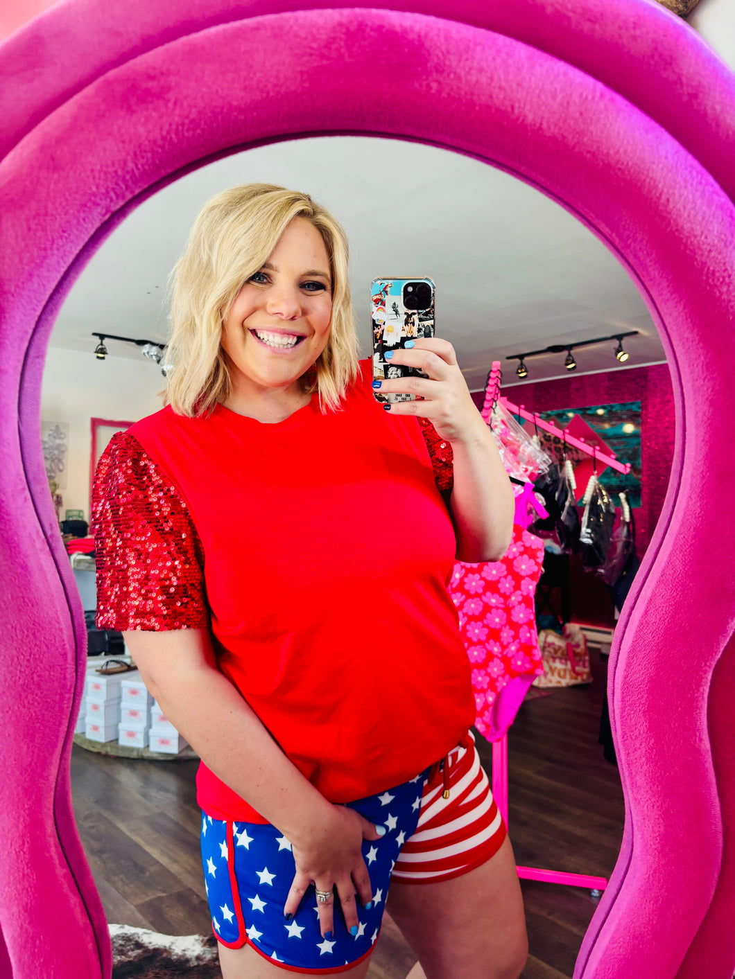 SHE IS MISS 1776 TOP