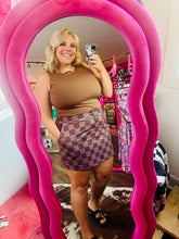 Load image into Gallery viewer, GAS STATION MOCHA SKORT

