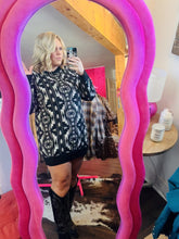 Load and play video in Gallery viewer, BLACK SMOKE SWEATER DRESS
