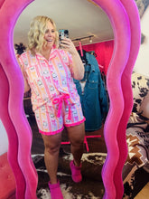 Load and play video in Gallery viewer, FUSSY HALLOWEEN GLAM PAJAMA SET

