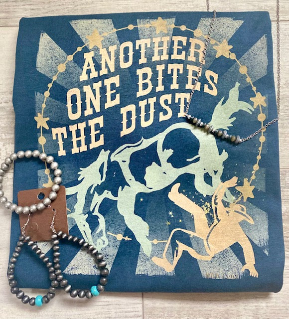 ANOTHER ONE BITES THE DUST GRAPHIC TEE