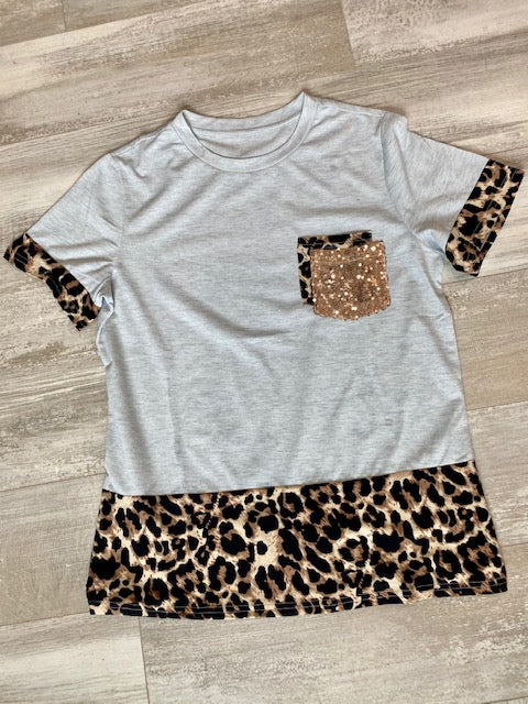 CHEETAH SISTER TEE