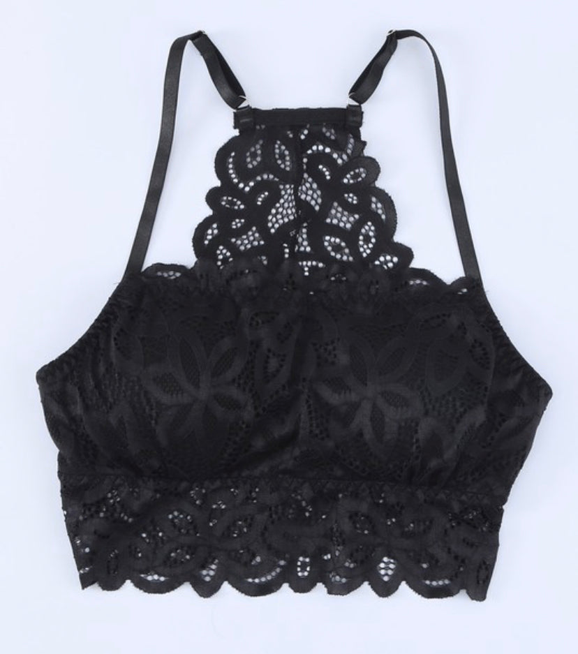 STRAIGHT LACED BRALETTE