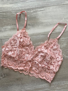 SPRING LACE BRALETTE [pink]