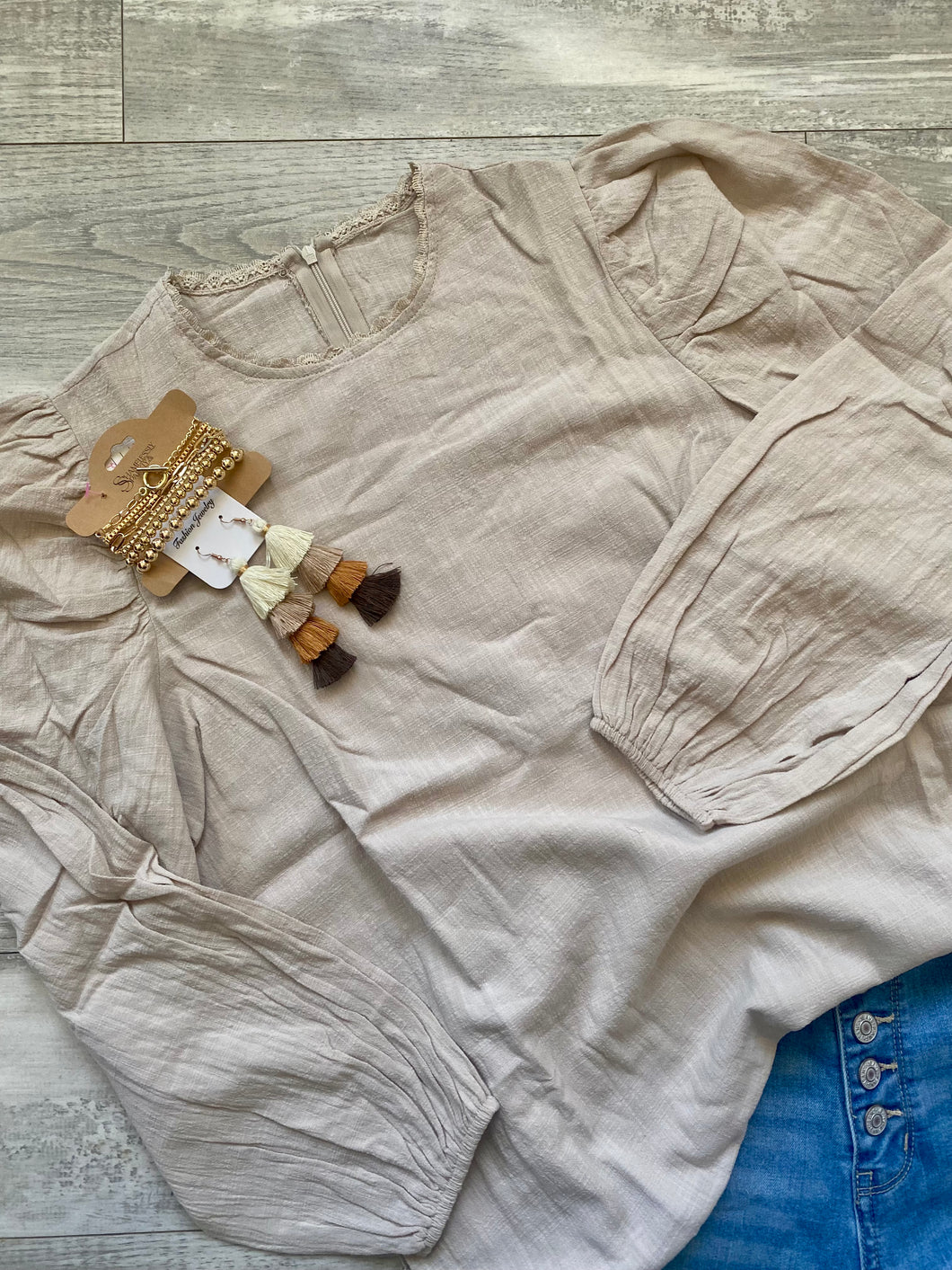 SPRING LINEN TOP