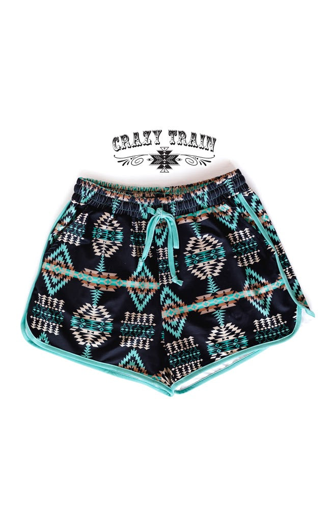 WILD WEST ATHLEISURE SHORTS