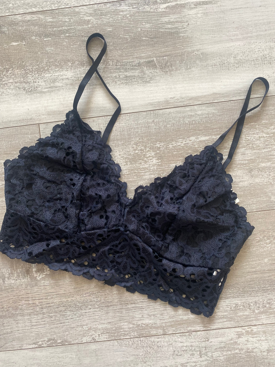 SPRING LACE BRALETTE [black]